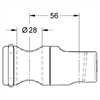 12435 Grohe Brausegleiter Relexa Plus f.BrausestangRelexa verchromt
