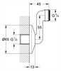 12465000 Grohe S-Anschluss 12465 Verstellbarkeit 55mm 1/2 x3/4 chrom