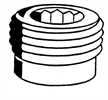 12945000 Grohe Adapter 12945 1/2 x3/8 chrom