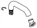 Grohe Rohrauslauf 13373 für Essence EH-Waschtischbatterie M-size supersteel 13373DC0