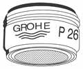 13960000 Grohe Laminarstrahlregler 13960 9l/min bei 3,5 bar M24x1 chrom