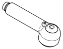 44055226 Grohe EICHELBERG Doppelstrahl-Brause 440552 für Al Dente Küchenarmaturen ND chrom