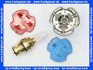 45959000 Grohe Oberteil Costa 45959 Markierung blau/rot 1/2 chrom