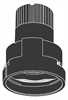 47300000 Grohe Anschlagring mit Reguliermutter 47300 f. Atrio chrom