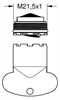 Grohe Mousseur 48480 Außengewinde integriert M 21,5x1 48480000