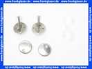 Grohe Befestigungssatz 49529 für Bau Keramik WC-Sitz und Deckel chrom 49529000