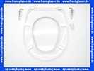 511565 Hamberger WC-Sitz Samoa mit Deckel mit Edelstahl Scharnieren und Puffern weiss
