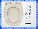 545504 Hamberger WC-Sitz mit Absenkautomatik beige