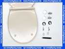 545504 Hamberger WC-Sitz mit Absenkautomatik beige