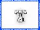 17291000 Hans Grohe Kaltwasserkreuzgriff Axor Carlton für 2-Griffarmaturen chrom