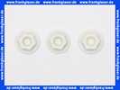 97987000 Hans Grohe Porzellankappen Axor Montreux hot/cold/Ringe