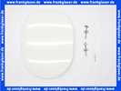 K706101 Ideal Standard Tonic WC-Sitz Softclosing weiss komplett mit Scharnieren und Puffern