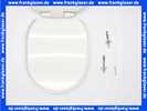 K706101 Ideal Standard Tonic WC-Sitz Softclosing weiss komplett mit Scharnieren und Puffern