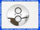 00175-C Kaja Wandrosette für IPURI-Unterputz-Thermostat mit Absperrung in chrom