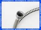 28110-C Kaja Metalleffekt-Flexschlauch Brauseschlauch mit Konus 125 cm x 1/2 x 1/2 Farbe chrom