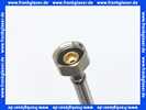 45517 Kaja Nirosta-Druckschlauch zu Wannenrandarmatur M10 x 1 x G1/2 Zoll x 600mm