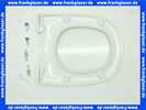 573620 Keramag Klosettsitz Vitelle mit Deckel Scharniere verchromt, weiss