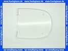 573620 Keramag Klosettsitz Vitelle mit Deckel Scharniere verchromt, weiss