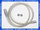 6107005-00 Kludi Eco Brauseschlauch min. 2 l/min 160cm beidseitig konische Mutter verchromt