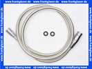 6107005-00 Kludi Eco Brauseschlauch min. 2 l/min 160cm beidseitig konische Mutter verchromt