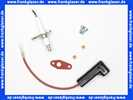 MHG / MAN Set Zündelektrode mit Zündkabel 130mm inkl. Dichtung und Schrauben 96342367204