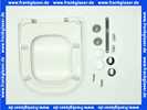 795721102 Optima WC-Sitz Optima L weiss, abnehmbar ohne Absenkautomatik