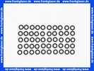O-Ring Dichtung Dichtring 4,00x1,50 mm NBR (50 Stück)