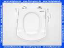 7801622004 Roca WC-Sitz Hall mit Deckel und Absenkautomatik, weiss