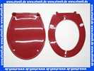 5603884 SANIT WC-Sitz 4002, Edelstahlscharnier Sicherheitsverschraubung, rot RAL 3003