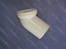 5810201 SANIT WC-Anschlussbogen 45Gr, DN 100 alpin-weiß