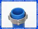 Schütz Befüllleitung blau / SMP/ mit Alu-Mutter/ DN 50/ 735mm lang/ 977578