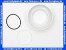 Schwab Überwurfmutter für Spülkasten mit Schleifring und Dichtung weiss