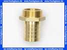 Schlauchtülle Einschraubtülle G1 1/2 Zoll AG - 38 mm Stutzen mit Sechskant Messing