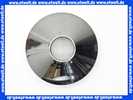 123085 Gewinderosette konische Bauform, messing verchromt 3/4 x 85mm
