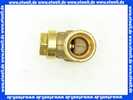 130428 Viega Rücklaufverschraubung messing/ blank