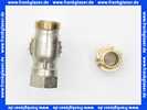 193379 Viega Vorlaufregulierventil 1010.1 1/2 x 3/4 Zoll Messing zu Heizkreisverteiler 1001 bis Baujahr 1987