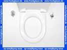 CLWC002 Vigour WC-Sitz clivia Edelstahl Scharnier abnehmbar m.Absenkautomatik weiss