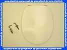 882361 Villeroy & Boch Klosettsitz mit Scharnieren Edelstahl, weiss