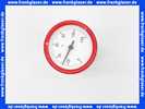 40900012047 Weishaupt Thermometer rot 0 -120 Cel., Dm. 51 mm Fühler Dm. 5 x 83 mm