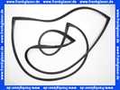 48002000037 Weishaupt Glashaltedichtung Rahmen WTS-F1