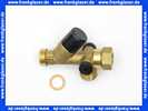 662040 Weishaupt Absperreinheit G3/4A x G3/4A x G3/4I mit Rückschlagklappe